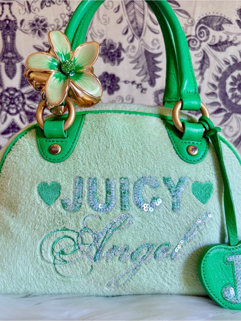 Vintage Juicy Couture Angel Bowler Bag